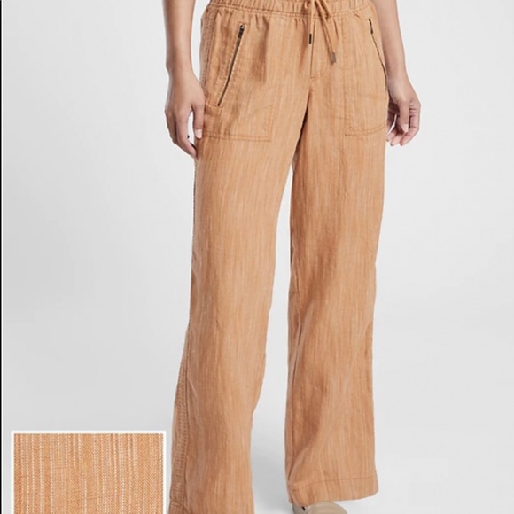 Athleta Cabo Linen Wide Leg Pant - Picture 2 of 8